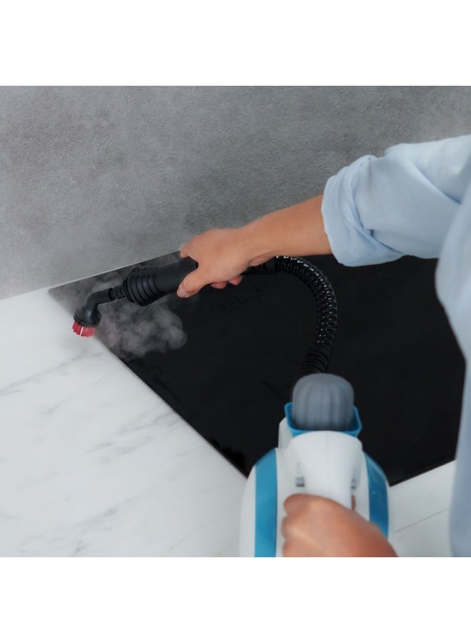 آرشيا جهاز تنظيف بالبخار متعدد الاستخدامات – 1250 وات – ضغط بخار 3 بار – جاهز خلال 3–4 دقائق – تنظيف بالماء فقط – ضمان 18 شهر - Image 5